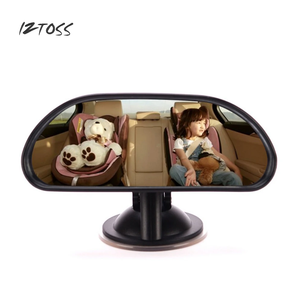  IZTOSS Baby Safety Seat Rearview Mirror Sucker 360 degree rotation Baby Rearview Mirror Car Styling