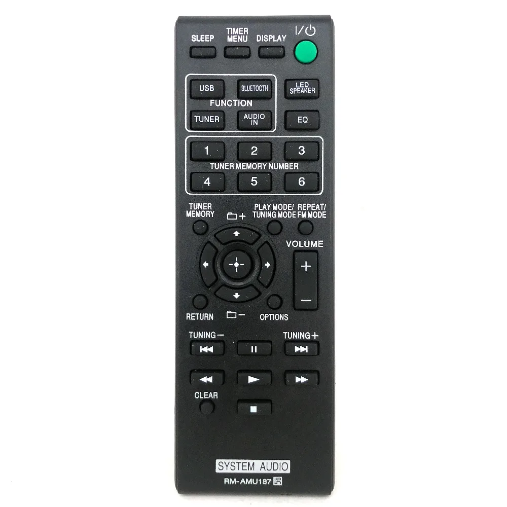 Новая замена RM AMU187 для SONY персональная аудиосистема дистанционного Управление GTK