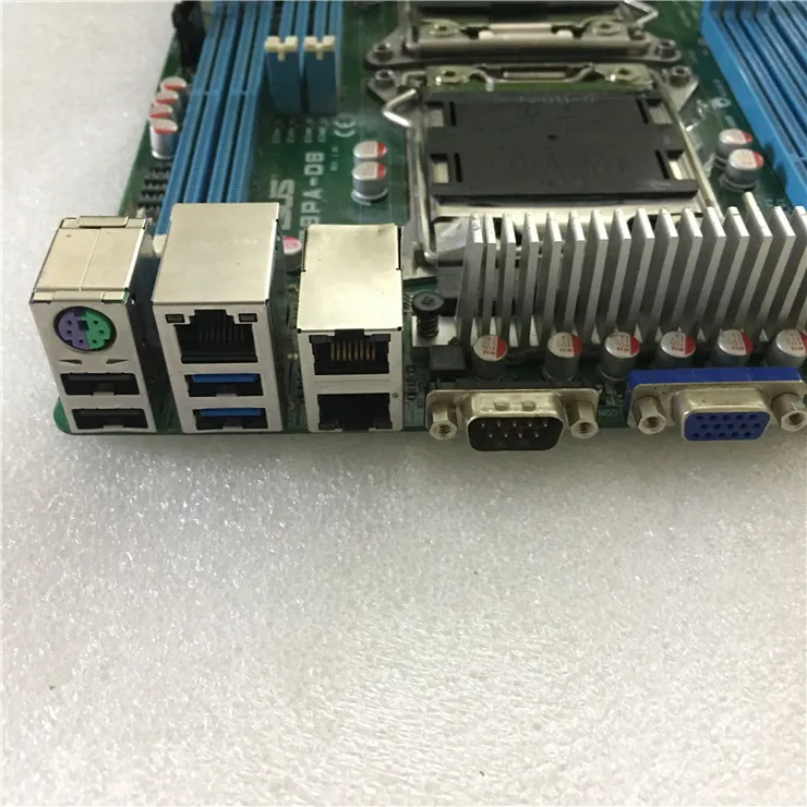  original motherboard for ASUS Z9PA-D8 DDR3 LGA 2011 USB2.0 USB3.0 64GB C602 Chip 8 memory slots Des