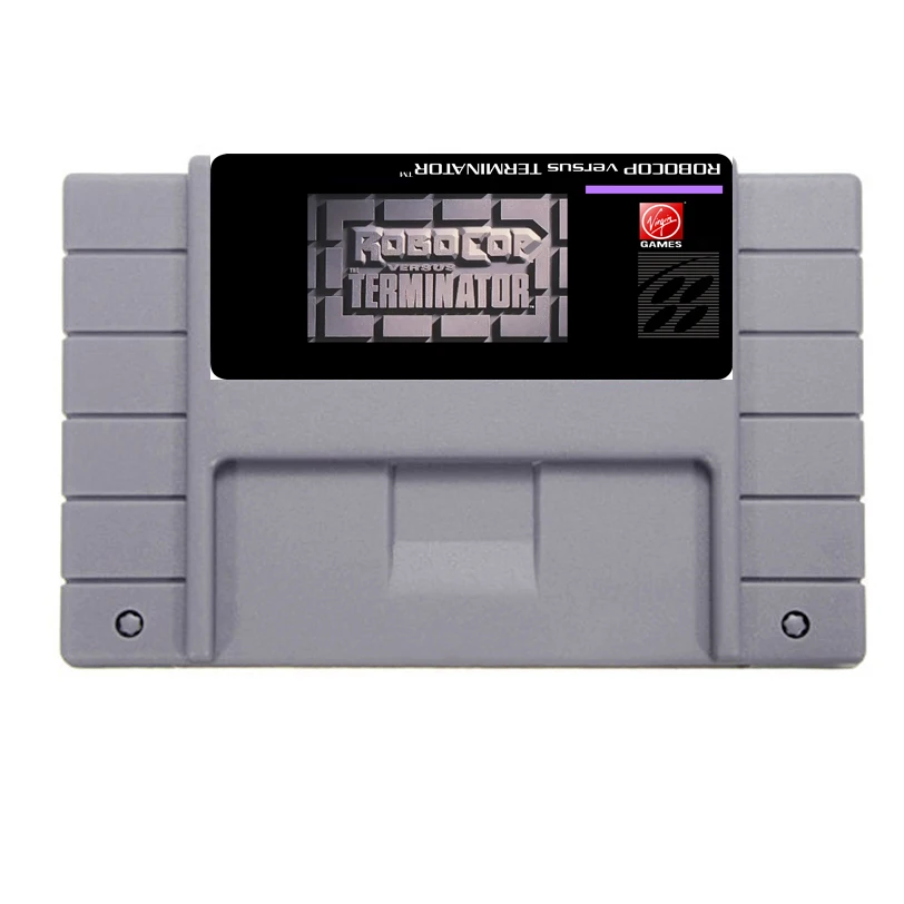 Best продажи робокоп VS Терминатор игры-картридж для 46 Булавки 16 бит NTSC игры