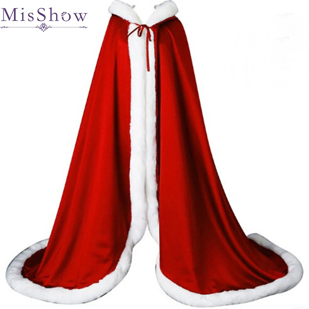 winter wedding cape with hood
