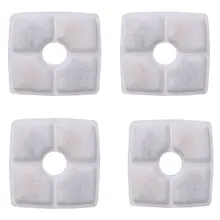 4 шт./кор. Пэт собака квадратный поилка фильтр фонтан фильтр активированный уголь для собаки кошка автоматическая кормушка для воды аксессуары