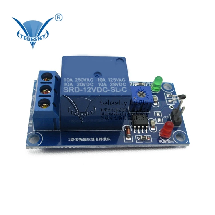 12V temperature thermistor sensor plus relay module humidity control