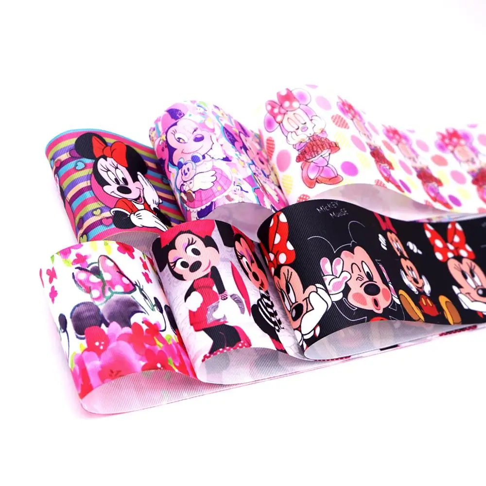 

50 yard flower printed grosgrain ribbon 30552
