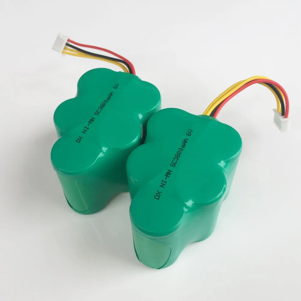 US 6V SC Ni-MH аккумуляторная батарея 3800mAh Замена для ecovas Deebot пылесос робот 650 660 680 710 720 730 760 TBD71