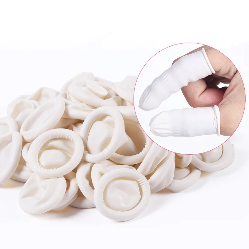 100Pcs-Disposable-Latex-Finger-Cots-Nail-Art-Protective-Fingertips-Cover-Gloves