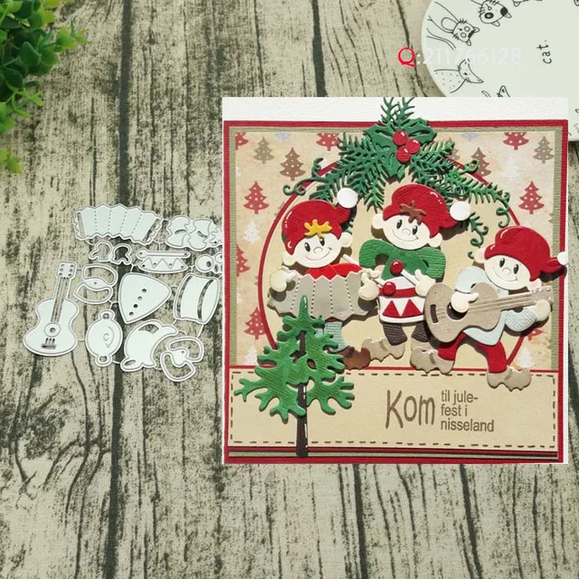 Natale In Metallo di taglio muore mestiere cornice di taglio die goffratura sten Natale In Metallo di taglio muore mestiere cornice di taglio die goffratura sten