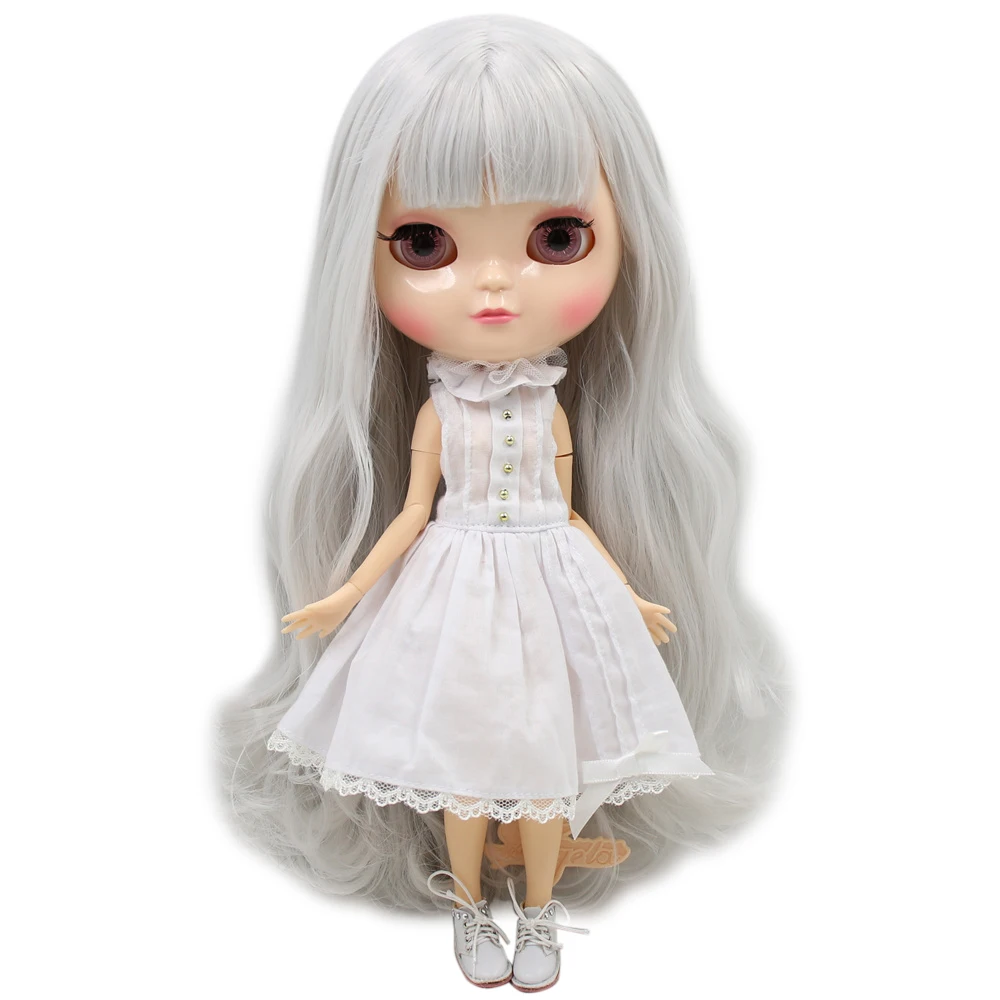 Кукла ICY DBS Серия № BL1003 серая с макияжем Azone S шарнирное тело 1/6 BJD OB24 аниме девушка |