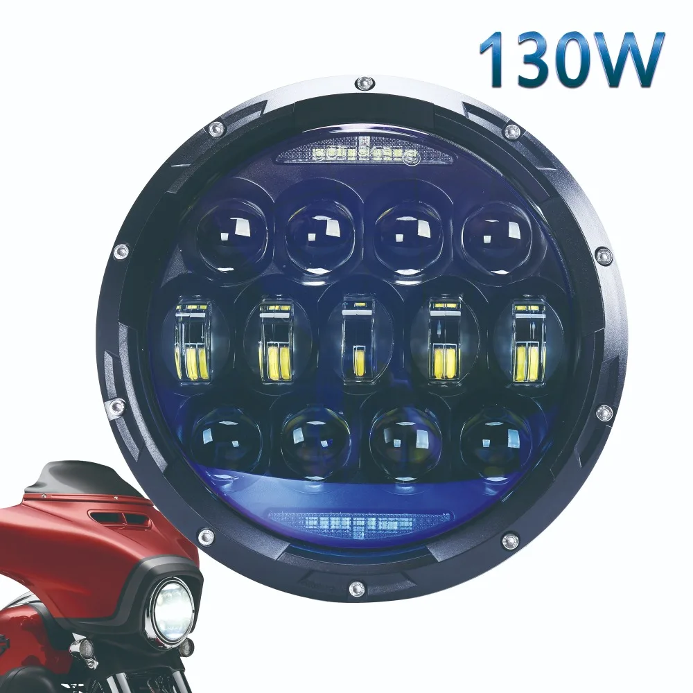 1x130W 7 ''круглая светодиодная фара H4 H13 дальнего и ближнего света для Jeep Lada urban Niva