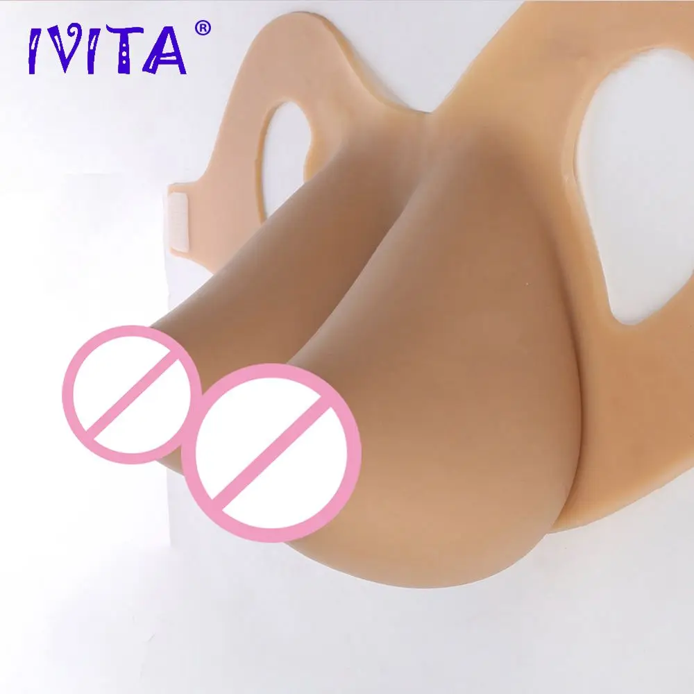 Искусственные Силиконовые формы для груди IVITA 16 кг огромная поддельная грудь