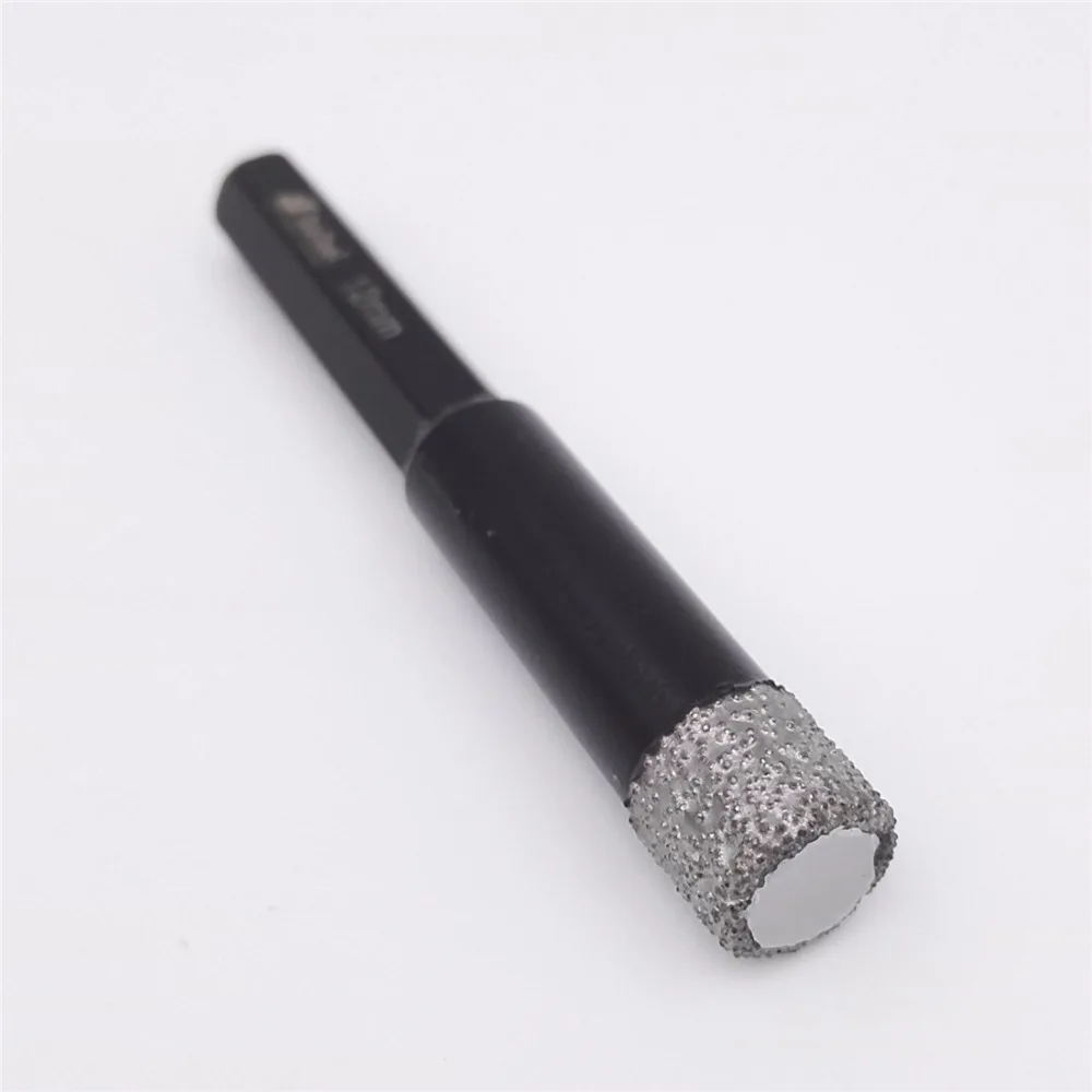 2pcs Dry drilling bits with Hex shank for granite marble ceramic tile glass Vacuum Brazed diamond drill bits