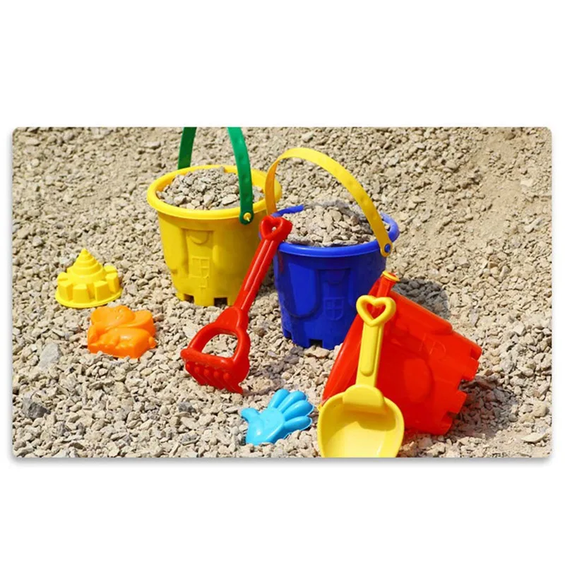 7 шт./компл. летние пластиковые мягкие детские пляжные игрушки Детские ванны игровой набор Пляжный набор игрушек для детей песок инструмент для земляных работ водная игра Случайный цвет
