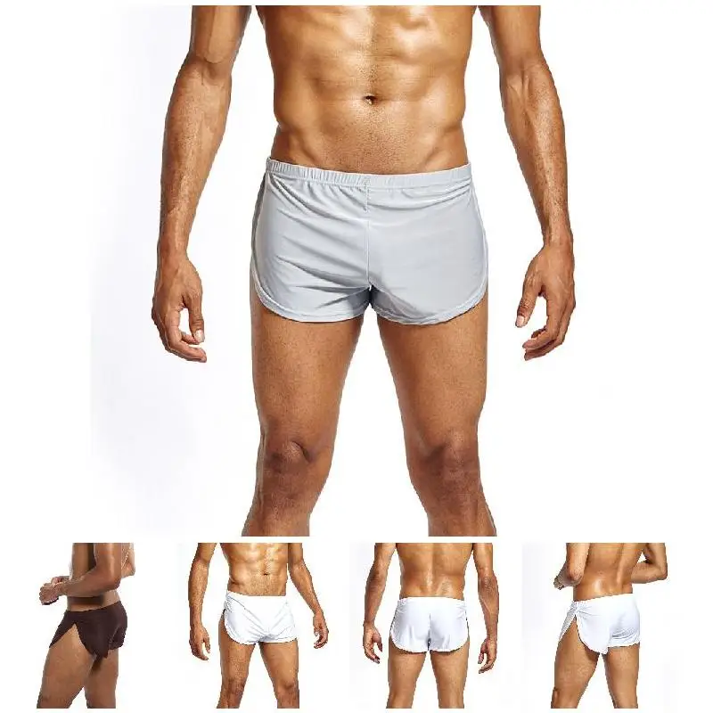 2019 Newly Hot Men Boxer Shorts Low Waist Breathable Casual Cool Solid Color Gift For Boyfriend Sport SMA66 | Мужская одежда