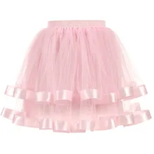 Бальное платье Женская юбка высокое качество из плиссированной газовой ткани короткая юбка для взрослых юбка-пачка для танцев saia feminina^ 40