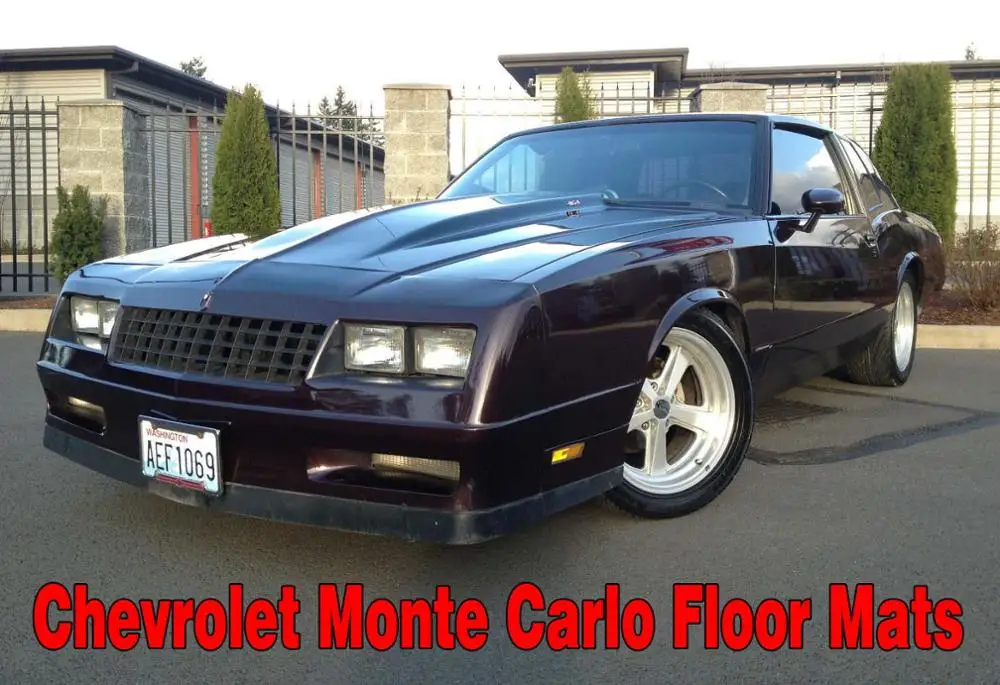 

Custom Fit Chevrolet Monte Carlo Floor Mat ECO Leather car mat 1995 - Present