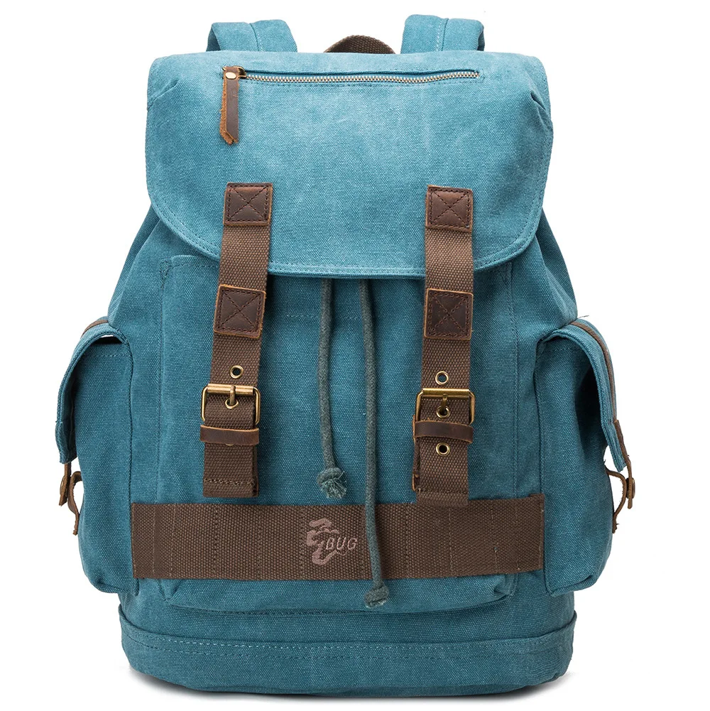 

Amasie New fashion men's backpack vintage canvas backpack school bag men's travel bags GET0034