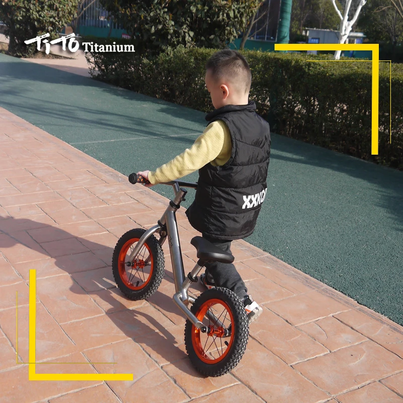 titanium balance bike