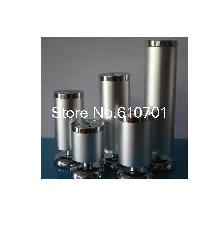 Set Metal Furniture Cabinet Legs Adjustable Bed Table Sofa Leg Feet 4pcs 3.2\