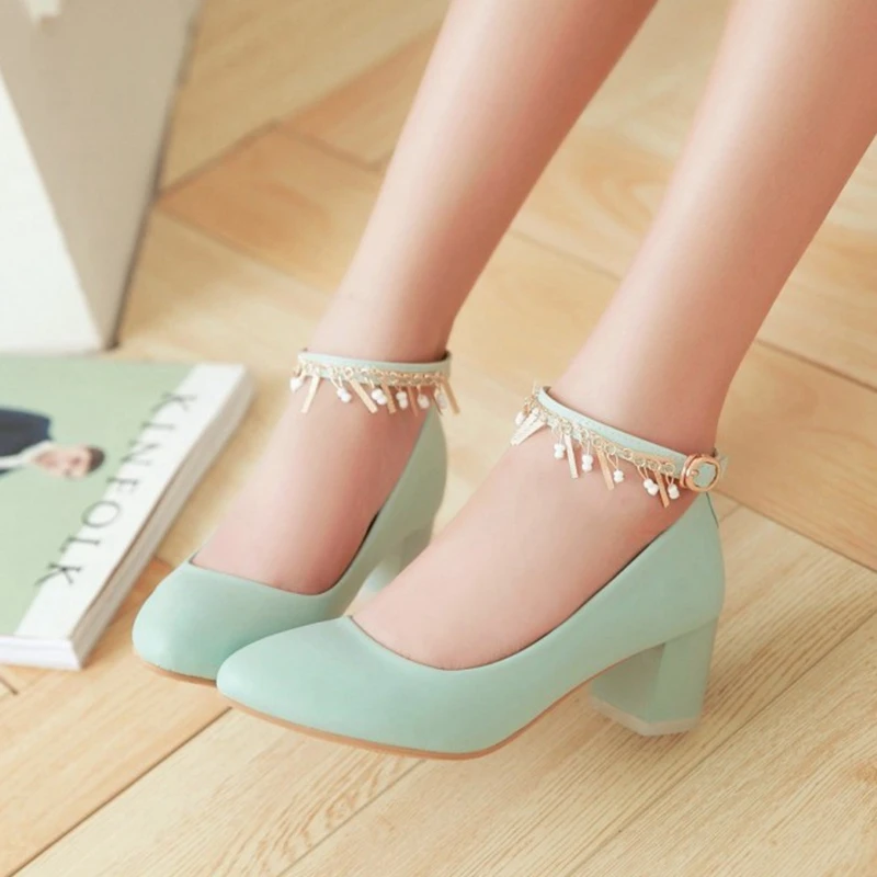 sapato salto grosso para casamento