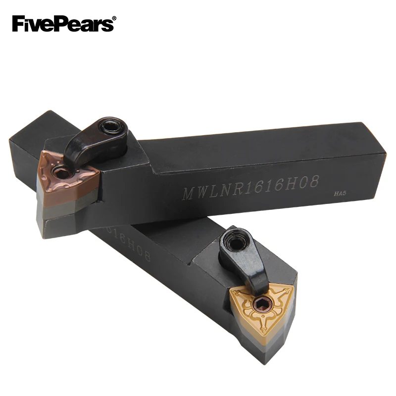 FivePears MWLNR1616H08/MWLNL2020K08 Toolholder внешний токарный инструмент держатель станок с ЧПУ