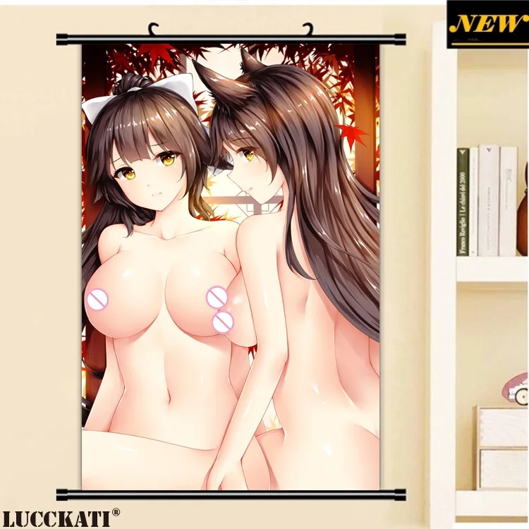 11yande.re 442657 animal_ears ass atago_(azur_lane) azur_lane naked nipples takao_(azur_lane) wsman_