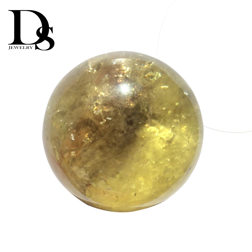Buy 4 5 cm Natural Yellow Crystal Ball Citrine Sphere