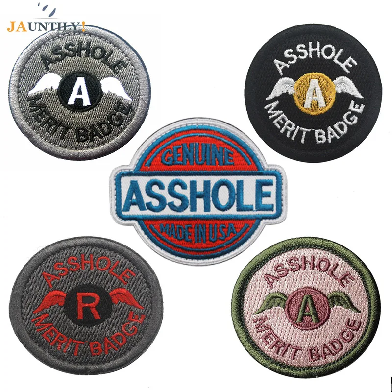 

New Hook and Loop Fasteners Patch Armband Badge Backpacks 100% Full Embroidery Attachment Tactical Hats and Gear Military Badges