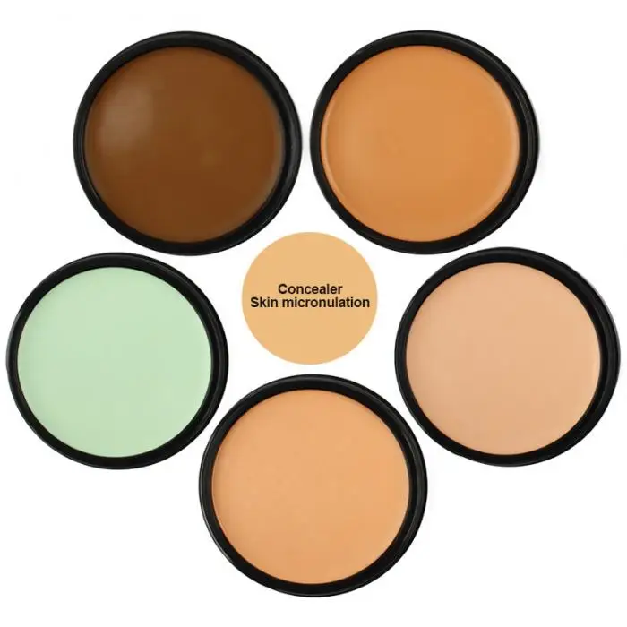 Foundation Face Concealer Cream Moisturizing Portable Long Lasting Makeup for Women JIU55