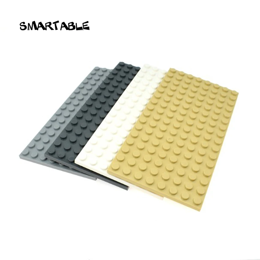 Строительный блок Smartable Plate 8X16 MOC детали игрушки для детей развивающие креативные