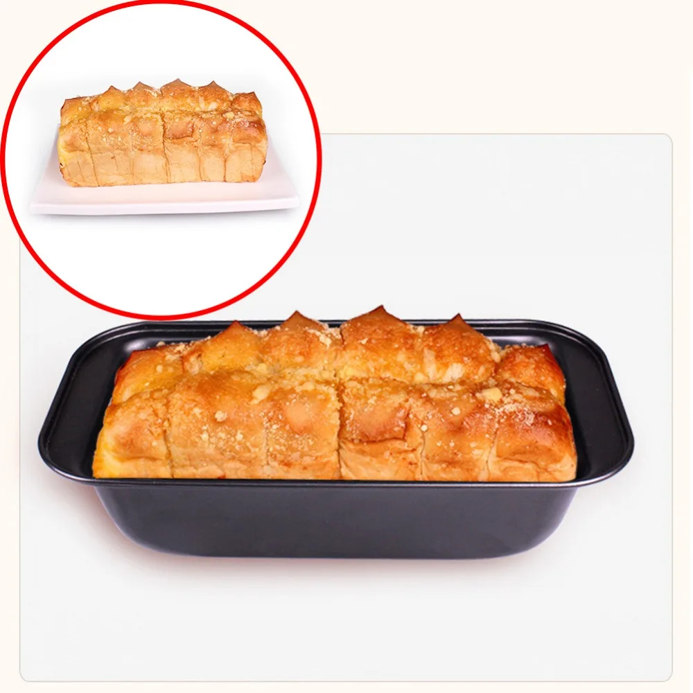 Углеродистая сталь антипригарный хлеб торт тосты выпечки Плесень инструмент прямоугольная длинная коробка для тостов принадлежности для выпечки сыра тосты выпечки формы