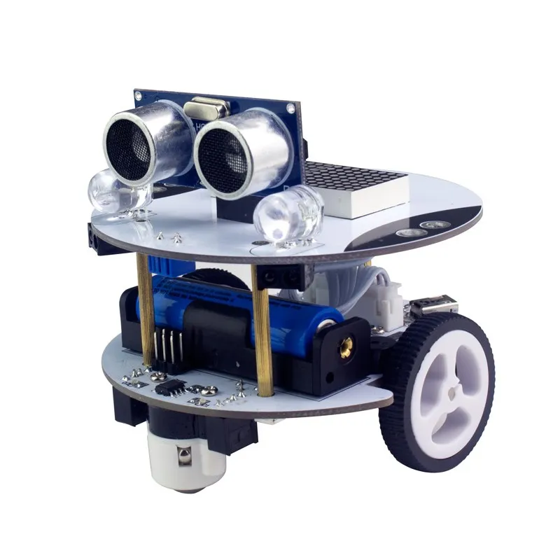 Xiao R DIY Qbot Scratch/Arduino 2 In 1 APP Control Programming Robot Car Set Inteligent RC Robot Toys Models For Kids Science