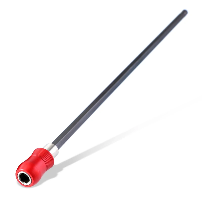 Flat wood bit extension bar rod 300mm quick release chuck fit 1//4/" hex shank bit