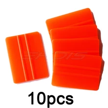 EHDIS 10 шт. 7,5*5,5 см оранжевый авто инструмент для ногтей автомобилей оконная Тонировочная виниловая пленка для автомобиля Ракель пленка инструмент автомобильный скребок