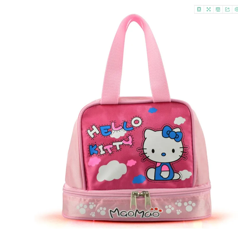 Новая сумка для обеда Hello kitty, ручная сумка для покупок, сумка для обеда, сумка для обеда, yey-1840