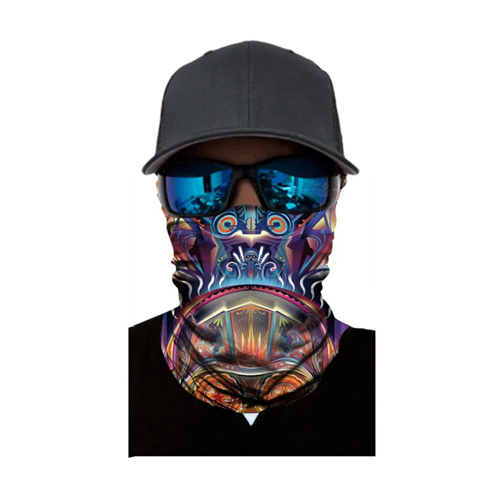 Мотоциклетная велосипедная маска для лица, Череп, головной шарф, грелка для шеи, маска для лица, Лыжная Балаклава головная повязка, ветрозащитная, для Хэллоуина, для мужчин и женщин