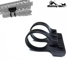 Тактический " фонарь Лазерный Прицел смещение боковое кольцо Крепление для Quad Rail Keymod Handguard Охотничьи аксессуары Caza