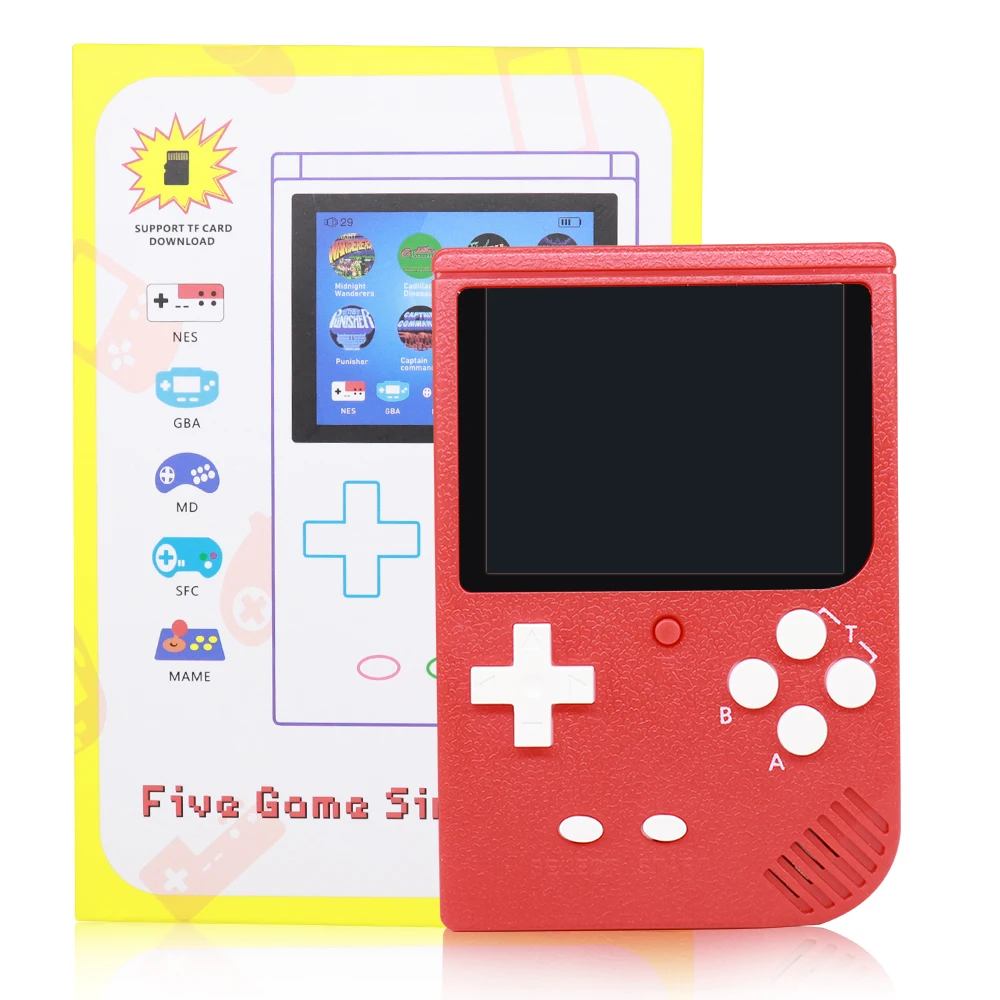 Игровая приставка TF поддержка карт для загрузки FC GBA NES MD MAME Five in one портативная