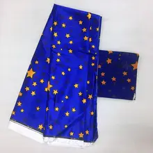 Класс Анкара Печатный воск Горячая африканская восковая печать Ткань шелковая атласная шифоновая ткань 4+ 2 ярдов африканская Анкара ткань принты