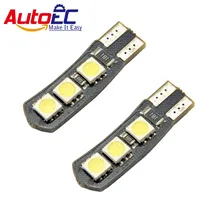 Autoec автомобильной Лампы для мотоциклов W5W T10 Canbus 6 светодиодных SMD5050 194 168 автомобилей Габаритные огни СИД никакая ошибка# lb47