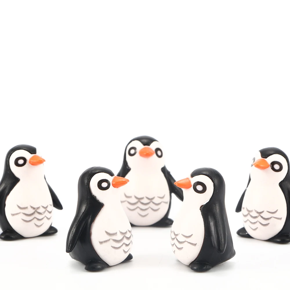 resin penguin statues