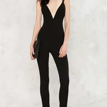 Летние комбинезоны без рукавов для женщин s ремни комнибензонов v-образным вырезом Bodycon Back открытая повязка Комбинезоны и детские комбинезоны комплект для женщин B-6