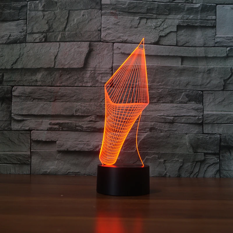 

Creative 7 Colors Changing 3D Visual Pencil Model Table Lamp LED Novelty Pen Shape Night Light Study Room Home Decor Kids Gifts