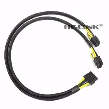 10pin до 8+ 8pin Мощность кабель с адаптером для hp ProLiant DL580 G7 и графического процессора 50 см