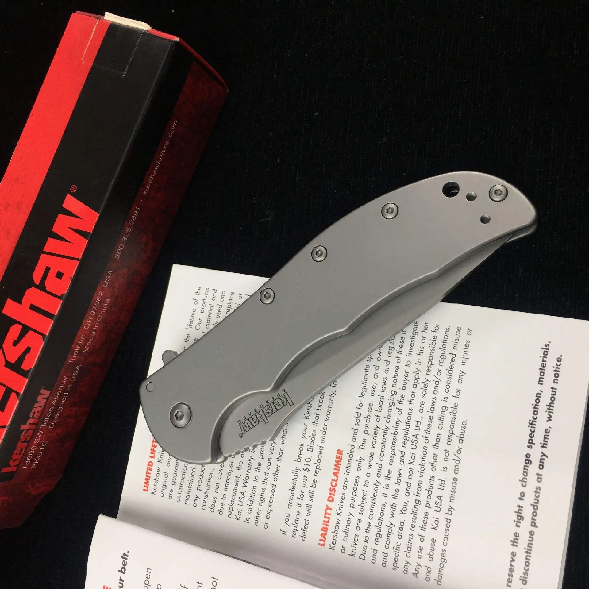 Последний карманный нож DX-Grady Fung производство OEM Kershaw SPEEDSAFE VOLT SS 3655 8Cr17MOV лезвие складной нож