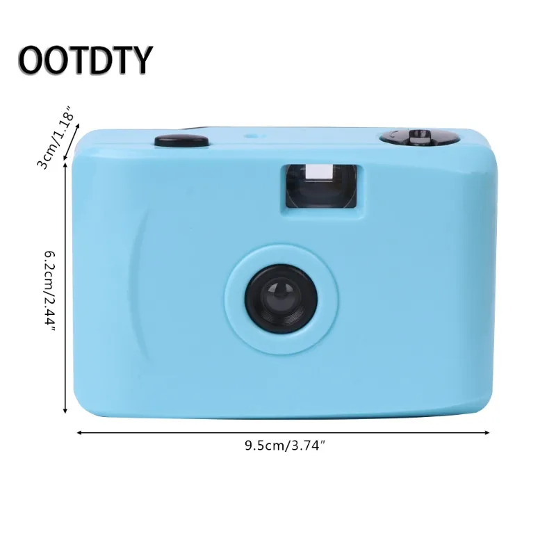 OOTDTY Camera Underwater Waterproof Lomo Camera Mini Cute 35mm Film With Housing Case New