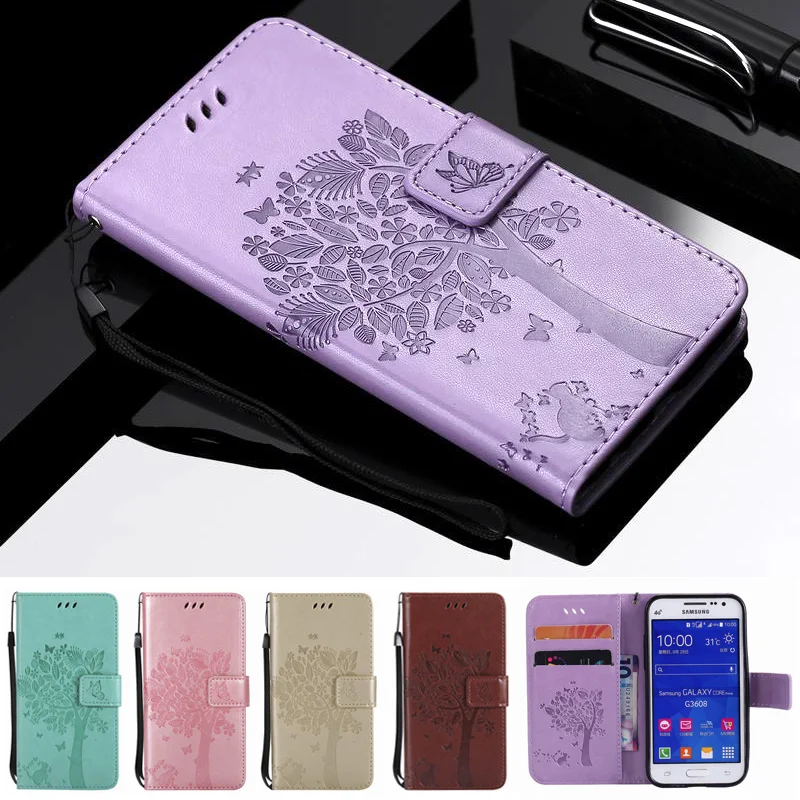 

For Samsung Galaxy Core Prime Cover for Core Prime Leather Cover For Coque Samsung Galaxy Core Prime SM-G360H SM-G361H Case Flip
