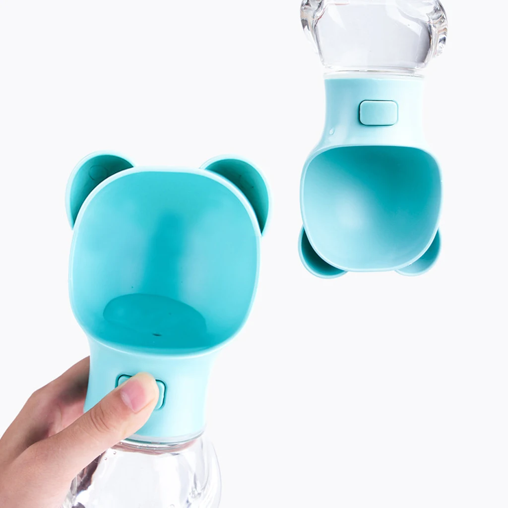 Cartoon Shape Portable Dog Water Bottle, Keep Pet Water Clean Leak Proof Lightweight Bottle Take it outside easily