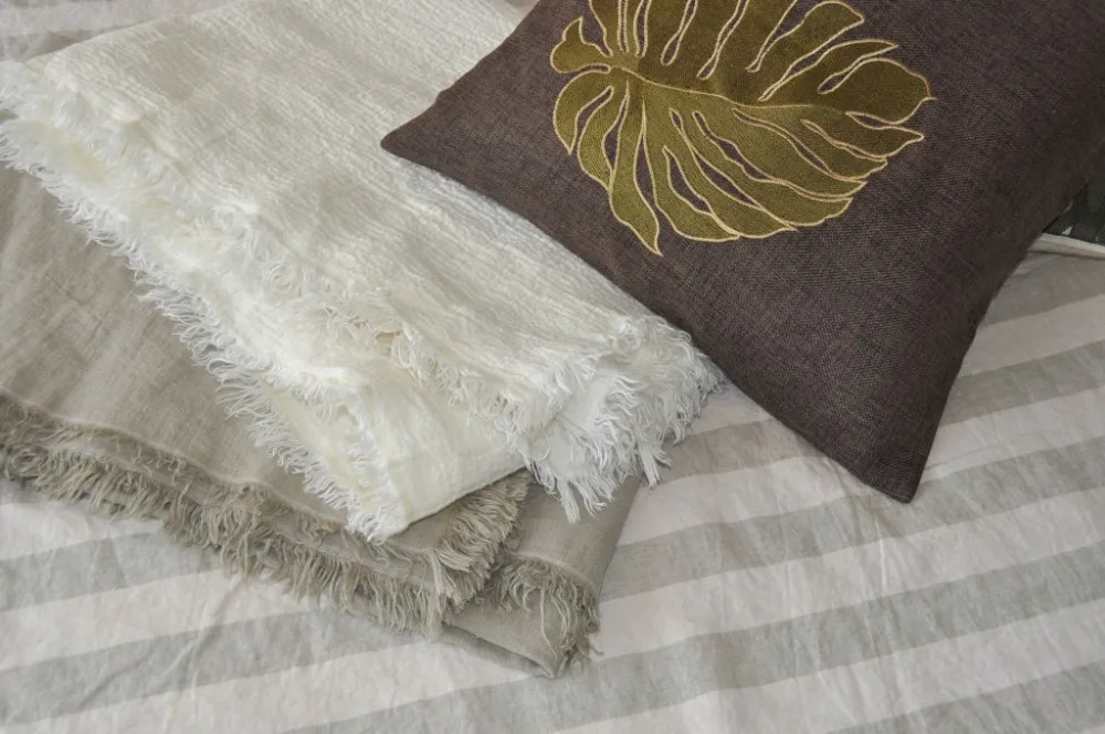 Одеяло из французского льна, летнее, прохладное, одеяло, стираное, постельное белье, одеяло s и выбрасывает, домашние коврики