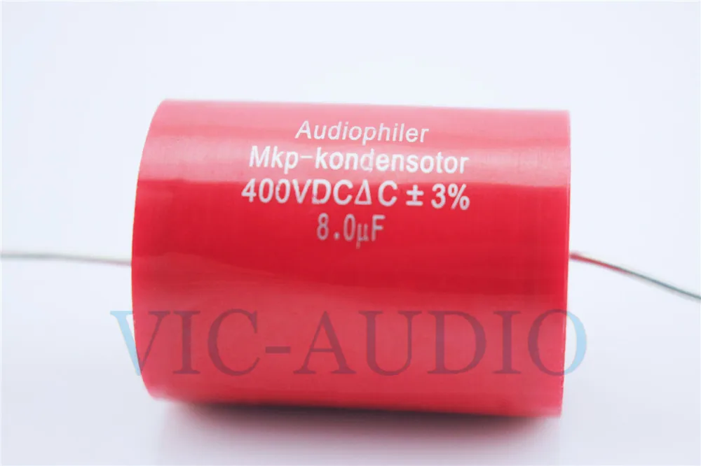 

2PCS Audiophiler MKP Kondensotor 400VDC 8.0uf 3% Audio Capacitor Amplifier HIFI Frequency Divider Capacitance Free Shipping