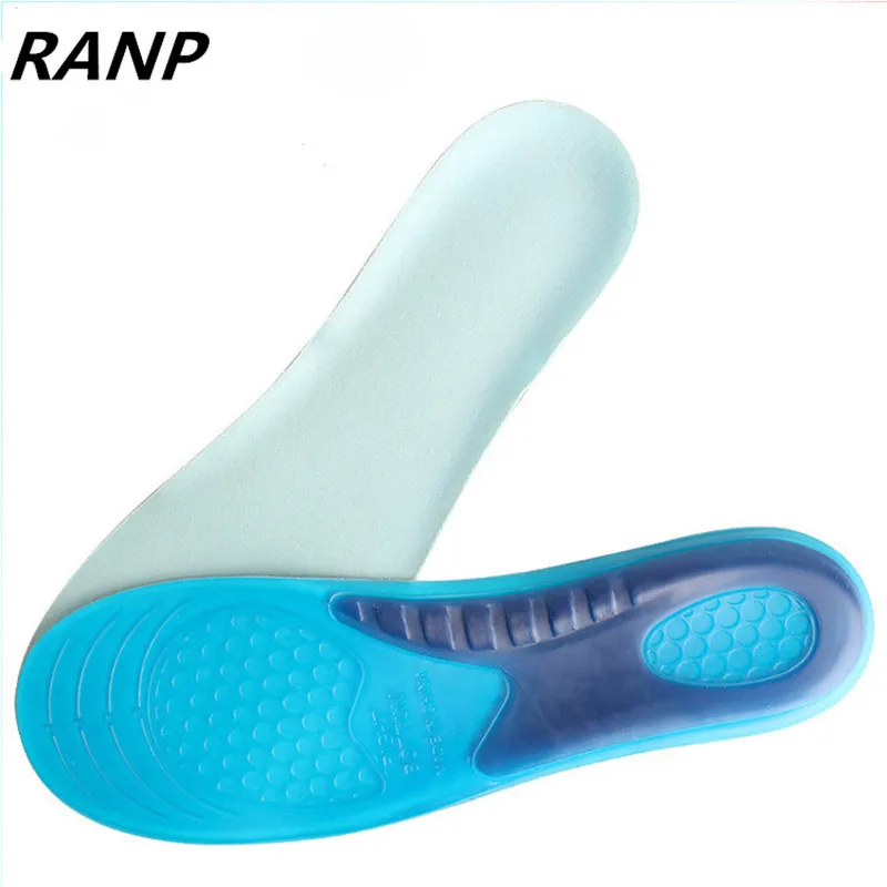 

High Quality Silicon Gel Insole Foot Care Plantar Fasciitis Orthotic Heel Spur Sport Shock Absorption Pads Arch Orthopedic Soles
